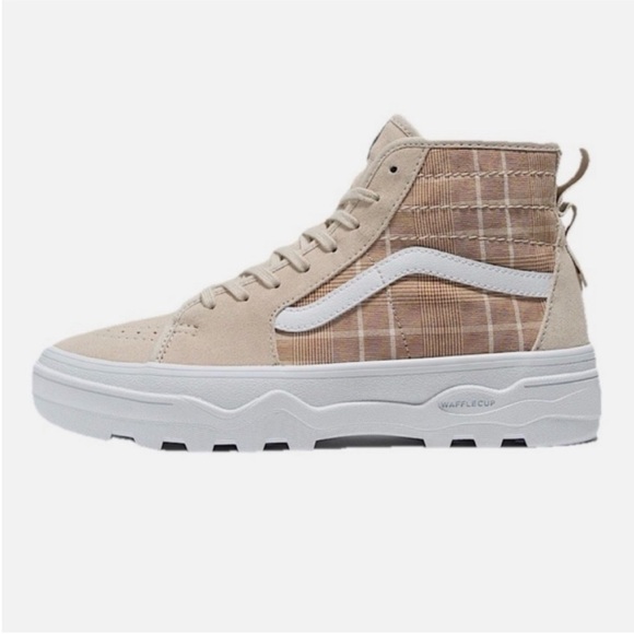 Vans Women Sherpa Suede Sentry SK8-Hi Plain French Oak Size 9.5 US - Picture 5 of 11